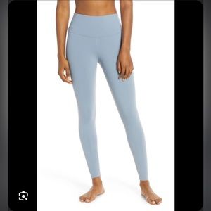 Alo Yoga High Waisted AirBrush Leggings XS in Blue Haze